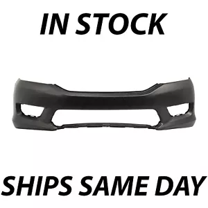 NEW Primered - Front Bumper Cover for 2013 2014 2015 Honda Accord Sedan 13-15 - Picture 1 of 14