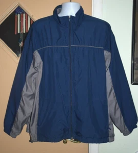 Athletic Works Basic Coat Fine Mesh-Lined Men's Sz XL (46/48) Navy Gray - Picture 1 of 7
