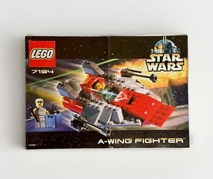 LEGO Star Wars: A-Wing Fighter (7134) Instruction Manual Booklet Only - Picture 1 of 2