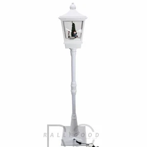 184cm Lamp Christmas Decoration Large Street Light Red White Snow Musical LED - Picture 1 of 15