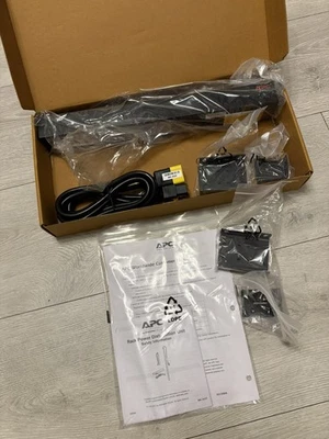 New APC AP9565 IEC C13 12 Gang Power Distribution Unit 1U Horizontal 16A - Image 1 of 4