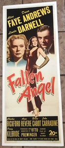 FALLEN ANGEL insert 1945 Linda Darnell , Dana Andrews film noir - Picture 1 of 1