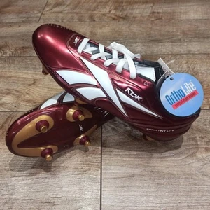 Reebok Sprintfit Lite Pro SG Soccer Cleats Football Boots Burgundy Size US 8.5 - Picture 1 of 14