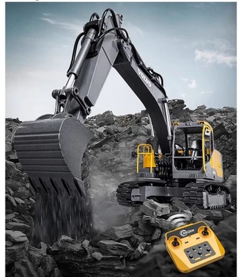  1/16 RC Excavator E598 | Volvo Authorized | Metal Gears | 17 Channel - Image 1 of 4