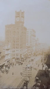 Alfred Judson Perkins San Francisco Straßenansicht Albuminabzug um 1880 - Picture 1 of 3