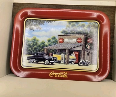 Coca-Cola “Favorite Times” Power’s Service Station Serving Tray 2001 - Image 1 of 4