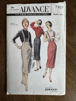 Falda Junior Cintura 23 1/2 Sin Cortar Vintage Avanzada Fácil Coser Estampado #7907 Foto 1 de 3