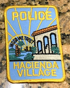 Hacienda Village Florida Police Patch Aufnäher DEFUNCT Broward County FL Sheriff - Bild 1 von 2