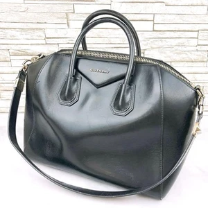 GIVENCHY 2-Wege Beuteltasche Handtasche Antigona Toy wertvoll schwarz Kalbsleder - Bild 1 von 20