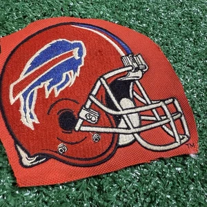 Vintage Buffalo Bills RARE EMBROIDERED Patch NFL Helmet 4”x 5” - Picture 1 of 4