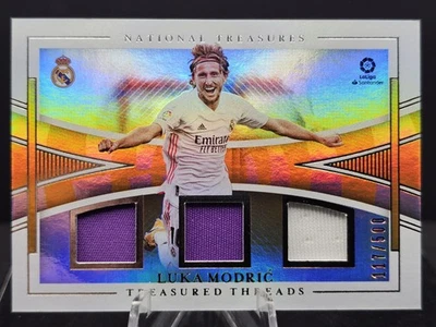2020-21 Panini Chronicles - National Treasures Threads Luka Modric #/500 - Image 1 of 2