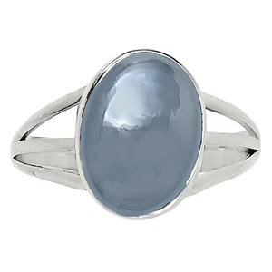 Premium Quality Natural Gunmetal 925 Sterling Silver Ring s.9 Jewelry R-1003 - Picture 1 of 5
