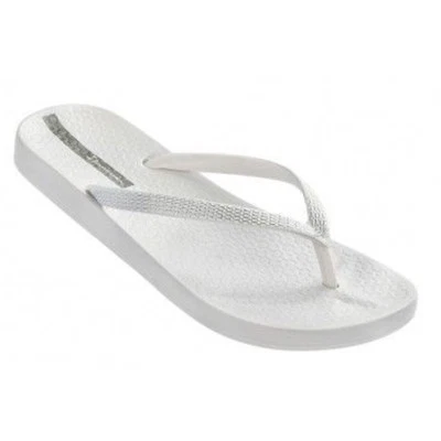 Chanclas para mujer Ipanema Ana metálicas talla 6 cadena blanca plateada 81158 nuevas Foto 1 de 4