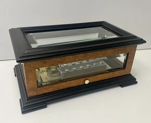 Reuge Sainte Croix 72 Key Beveled Glass Wood 3/72 Music Box Vivaldi Four Seasons - Picture 1 of 9