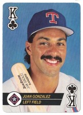 1994 Bicycle Baseball Aces Playing Cards #KC Juan Gonzalez