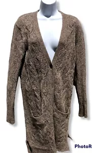 Women's Ann Taylor Long Sleeve Cardigan Sweater Size Medium Acrylic Blend - Picture 1 of 6