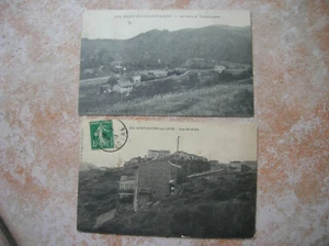 FRANCE CPA 42 (lot de 2 cartes) SAINT VICTOR SUR LOIRE (E92) - Imagen 1 de 2