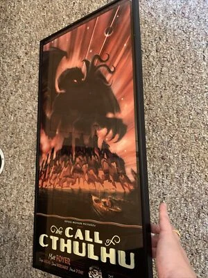 Call of Cthulhu Framed Movie Poster Extremly Rare HPLHS Matt Foyer Mythoscope  Foto 1 de 4