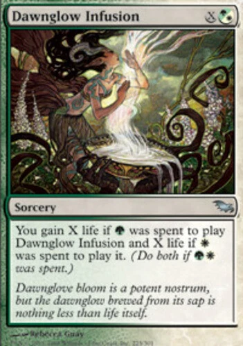 Japanese Dawnglow Infusion ~ Near Mint Shadowmoor Foreign Stock Image MTG Magic  - Image 1 of 1