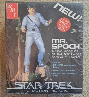 Star Trek - Vintage 1979 AMT Model Kit#S973  Spock on an Alien Planet - Image 1 of 4