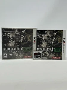 Metal Gear Solid 3D: Snake Eater MINTY (Nintendo 3DS) Tested & SHIPS SAME DAY!! - Picture 1 of 9