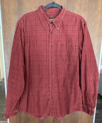 Camisa vintage 09’ Eddie Bauer Outfitter pana abotonada para hombre talla grande Foto 1 de 4
