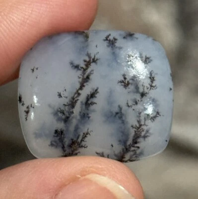 18ct 23.8x20.7x5mm Fine Rectangle Dendrite Opal Cabochon Loose Stone - Image 1 of 4
