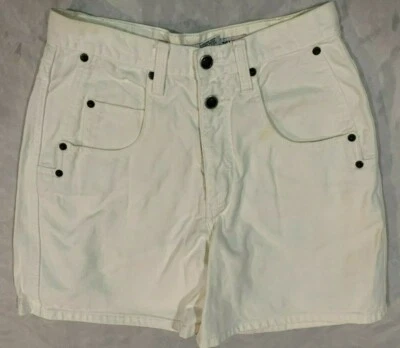 Pantalones Cortos Vaqueros ZENA 26" Cintura 6" Entrepierna Blanco Talla 5  Foto 1 de 4