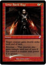 Temur Battle Rage [Retro Timeshifted FOIL] x1 NM - Time Spiral Remastered - MTG