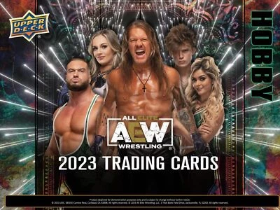 2023 UPPER DECK ALL ELITE AEW WRESTLING HOBBY BOX - NEW - FREE SHIPPING 🔥🔥🔥