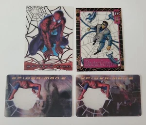Spider-Man lot '02 Web-Shooter '94 Suspended Animation Doc Ock Lenticular Cards - Picture 1 of 2