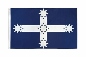 BANDERA EUREKA 3' X 5' POLIÉSTER IMPRESO - BANDERA DE LA REBELIÓN DE AUSTRALIA - NUEVO - Imagen 1 de 2