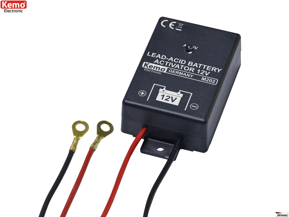 Kemo M202 12V Blei-Säure-Batterie Auffrischer - Schwarz