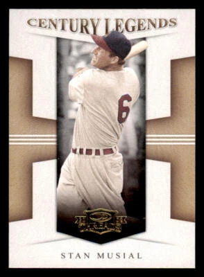 2008 Donruss Threads Century Legends #1 Stan Musial - Image 1 of 2