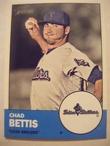 CHAD BETTIS 2012 Topps Heritage Minors baseball card #168 ROCKIES TEXAS TECH QTY - Picture 1 of 1