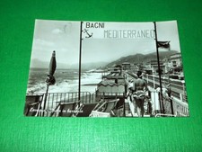 Cartolina Lavagna - Mare in burrasca 1964