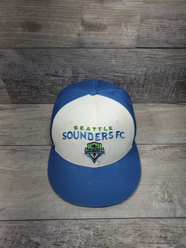 Seattle Sounders FC MLS Soccer Adjustable StrapBack Sports Adult Mens  - Image 1 of 4