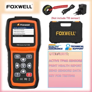 FOXWELL T1000 Programador TPMS Automático Sensor de Presión de Neumáticos Monitor Activar Restablecimiento - Imagen 1 de 11