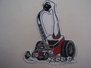 HURST SHIFTER BIG ARM HOT ROD VINTAGE LOGO   VINLY STICKER 3 INCH  FREE SHIPPING - Picture 1 of 3