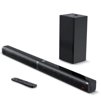 Bomaker Tapio V Soundbar Subwoofer 2.1 Kanal 100W USB Bluetooth 5.0 Schwarz - Bild 1 von 4
