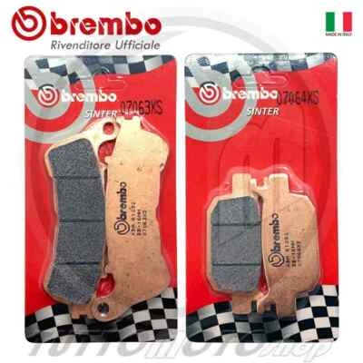 Pastiglie HONDA NSS Forza 300 ABS 2013-2017 NSS300 Kit Ant. Post. Sinter BREMBO - Immagine 1 di 4