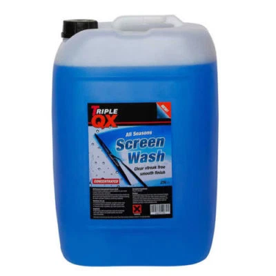 Triple QX 5L 25Litre Screenwash Screen Wash -15C Protection Winter & All Seasons - Image 1 of 3