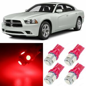 17 x Ultra RED Interior LED Lights Package For 2011 - 2014 Dodge Charger +TOOL