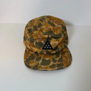 Yakoda Fly Supply Hat Mens One Size Camouflage Beige Strapback Adjustable - Picture 1 of 8