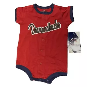 Arizona Diamondbacks Infant Power Hitter Romper - Red Baby MLB 3/6M NEW - Picture 1 of 5