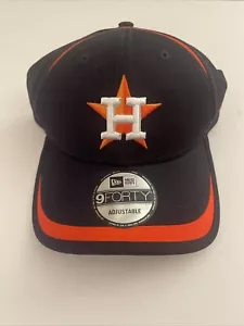 Brand New Houston Astros New Era Navy 9FORTY Adjustable Hat - Picture 1 of 3