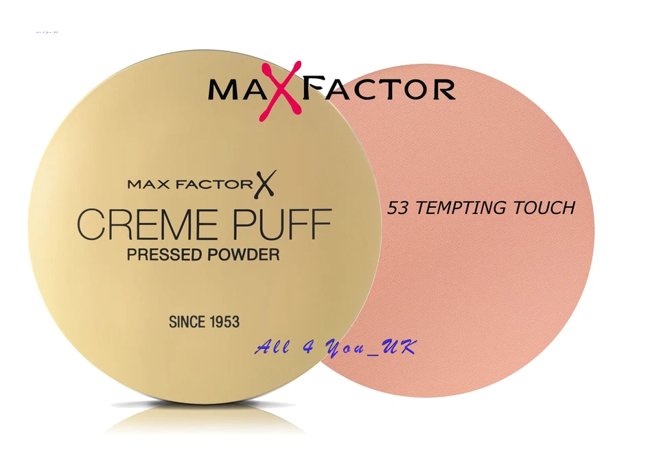 Max Factor Creme Puff Compact Powder -  53 Tempting Touch - Image 1 of 1
