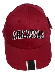 University of Arkansas Razorbacks YOUTH Size Ball Cap Hat Red Adjustable - Picture 1 of 6