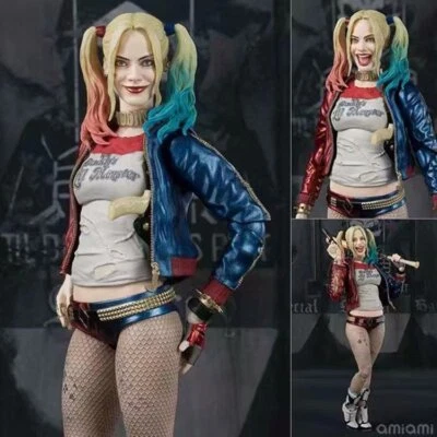 Harley Quinn DC Movie Jester Style SHF Articulated Figure Collectible Model Doll - Image 1 of 4