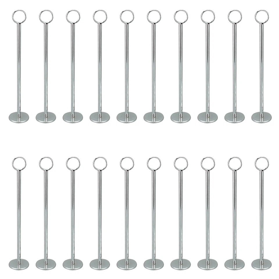 20 QTY x Table Number Stand 38cm - Wedding Party Place Sign | Menu Holders - image 1 of 3